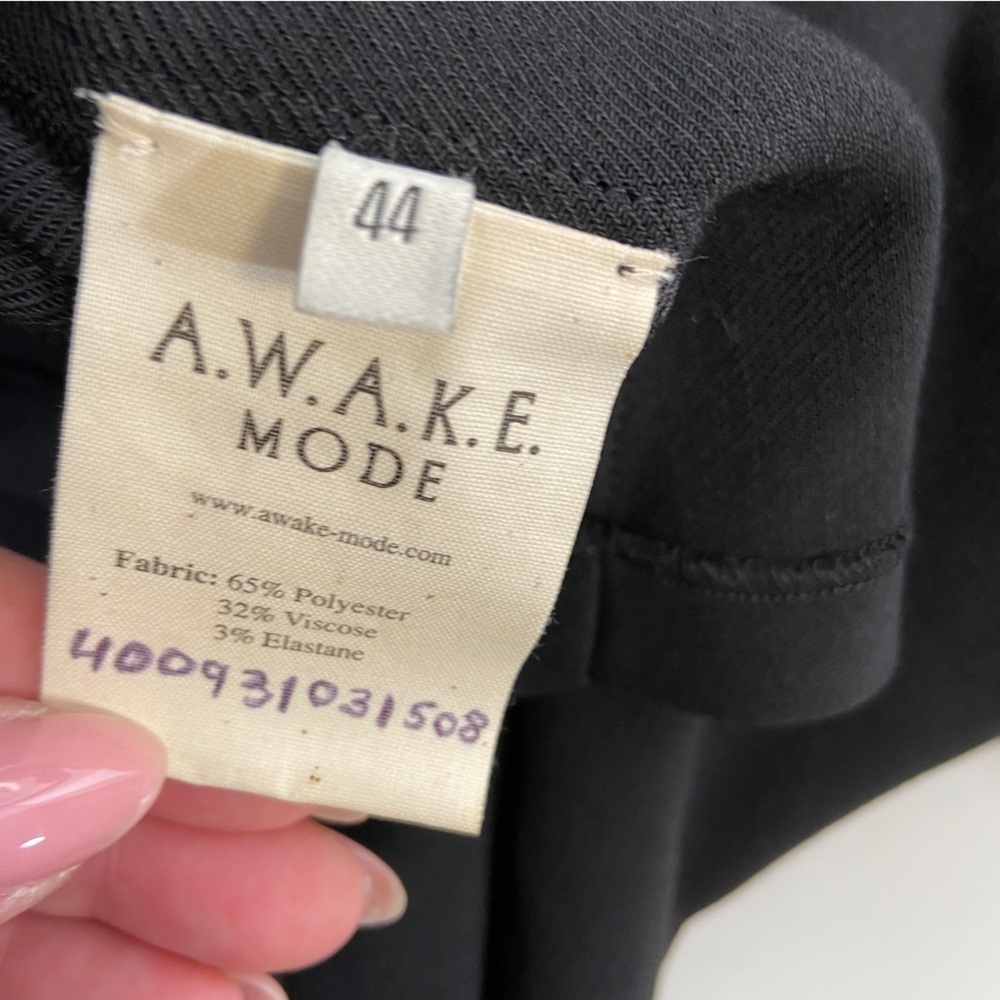 NWT A.W.A.K.E. MODE Cutout jersey turtleneck top in black size 44 - Picture 10 of 10